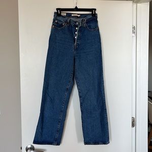 Levi's Ribcage Straight Ankle Jeans, Size 26